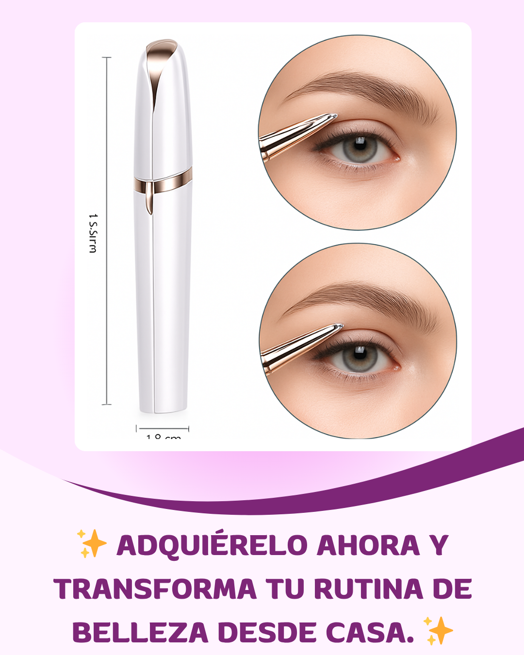 DEPILADOR DE CEJAS ELÉCTRICO
