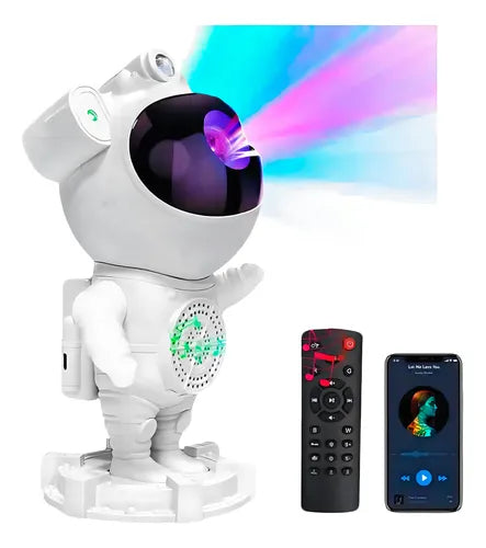 ASTRONAUTA PARLANTE BLUETOOTH Y PROYECTOR GALAXIA