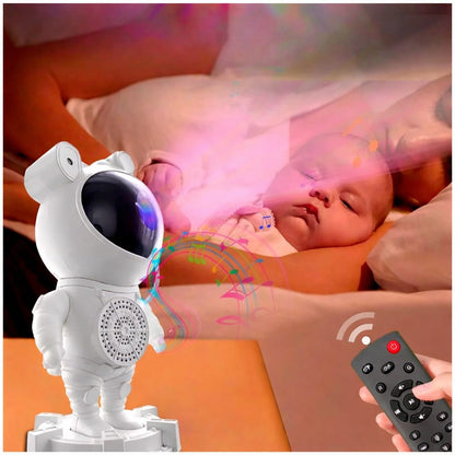 ASTRONAUTA PARLANTE BLUETOOTH Y PROYECTOR GALAXIA